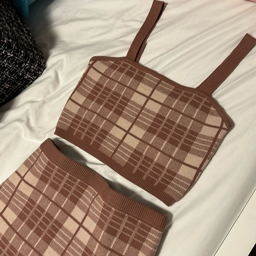 Co-Ord Pink Knit Set